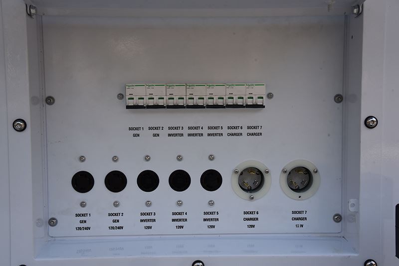 solar generator outlet plug