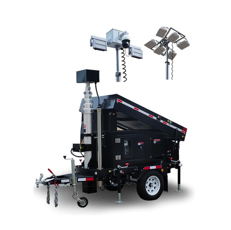 Mobile solar light trailer Mobile solar light trailer