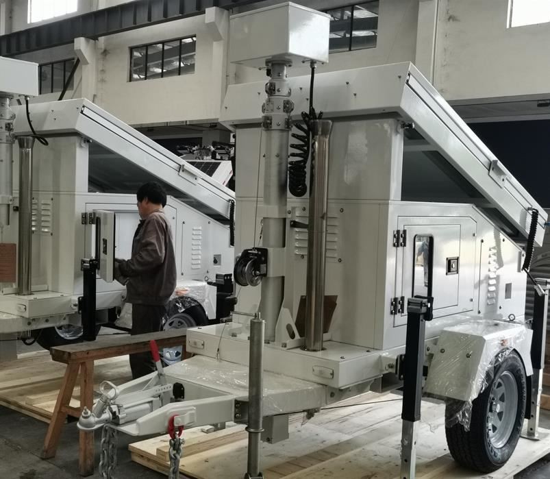 packaging cctv solar trailer packaging cctv solar trailer
