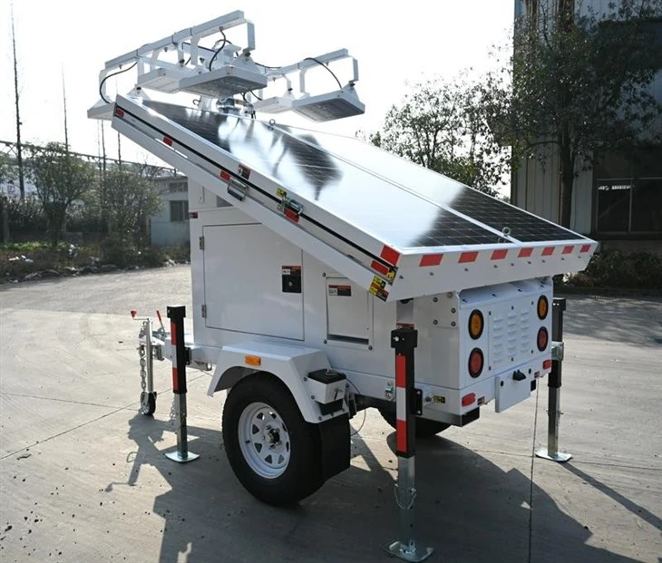 Mobile Light Tower For Construction