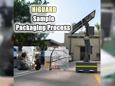 Torre de vigilancia solar Higuard: proceso de envasado de muestra presentado