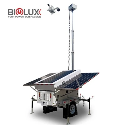 Energía solar para remolques de construcción