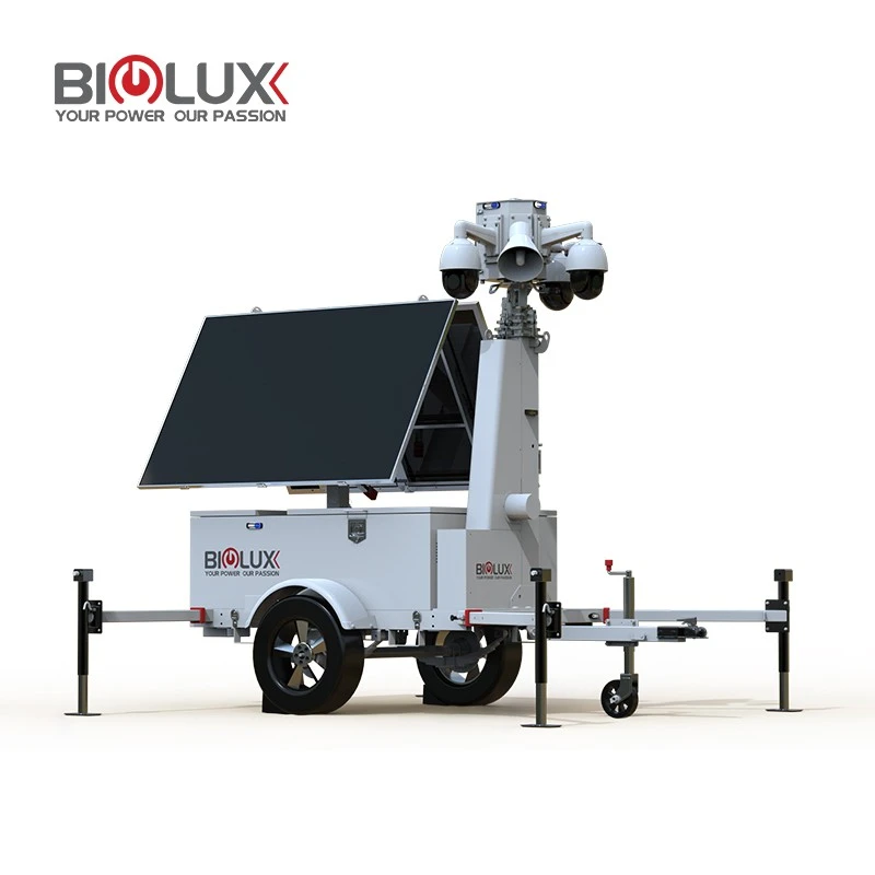 Solar Powered Monitoring Trailer