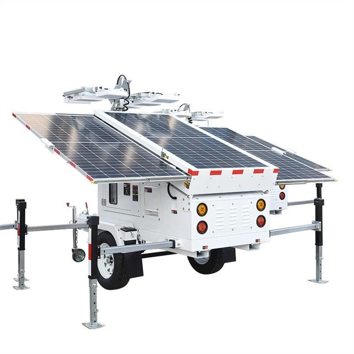 Solar Lighting Tower For Mining