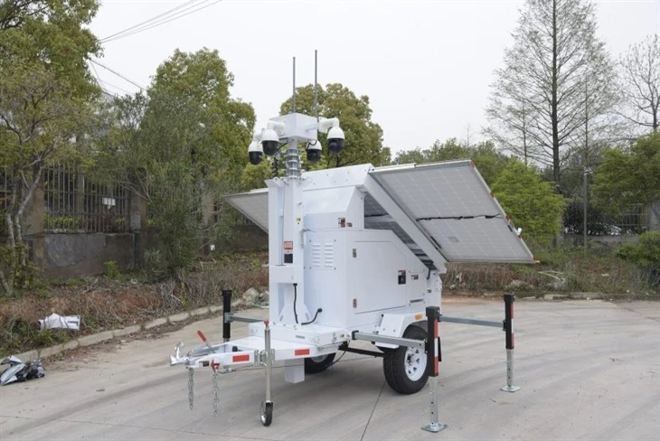 Mobile Solar CCTV Camera With Thremal Camera