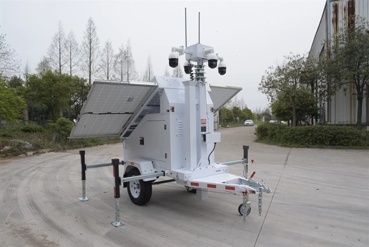 Solar CCTV Towers For Re-building
