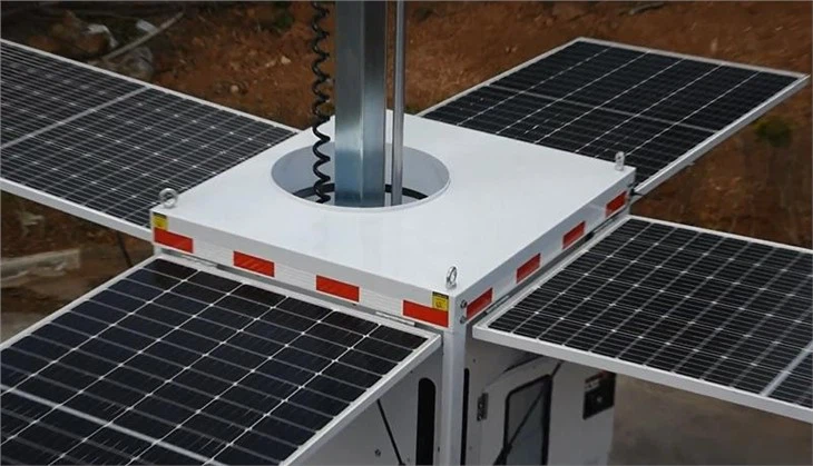 cuboid solar light tower 114